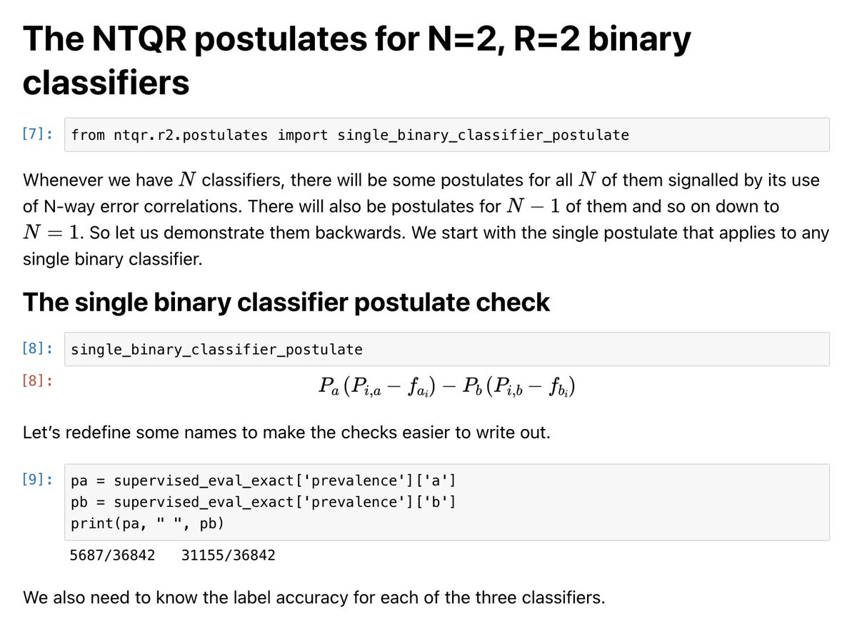 dataengines's tweet photo. Check out the Jupyter notebooks in the documentation for the NTQR Python package that explain the logic of evaluation using unlabeled data - a fundamental problem in #AISafety 
https://t.co/vbpncIoZRw
#MachineLearning #Evaluation #Python #JupyterNotebooks https://t.co/jHdIVcCsFZ