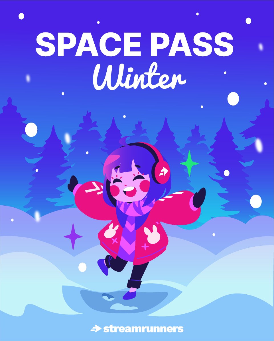 StreamRunnersFR's tweet photo. 😶‍🌫️ N'oubliez pas ! 

Le #SPACEPASS "WINTER" est toujours là💫

🎁Pleins de récompenses sont à récupérer !
 
▶️ https://t.co/yndmpy34f3 https://t.co/gDGKQN5ykp