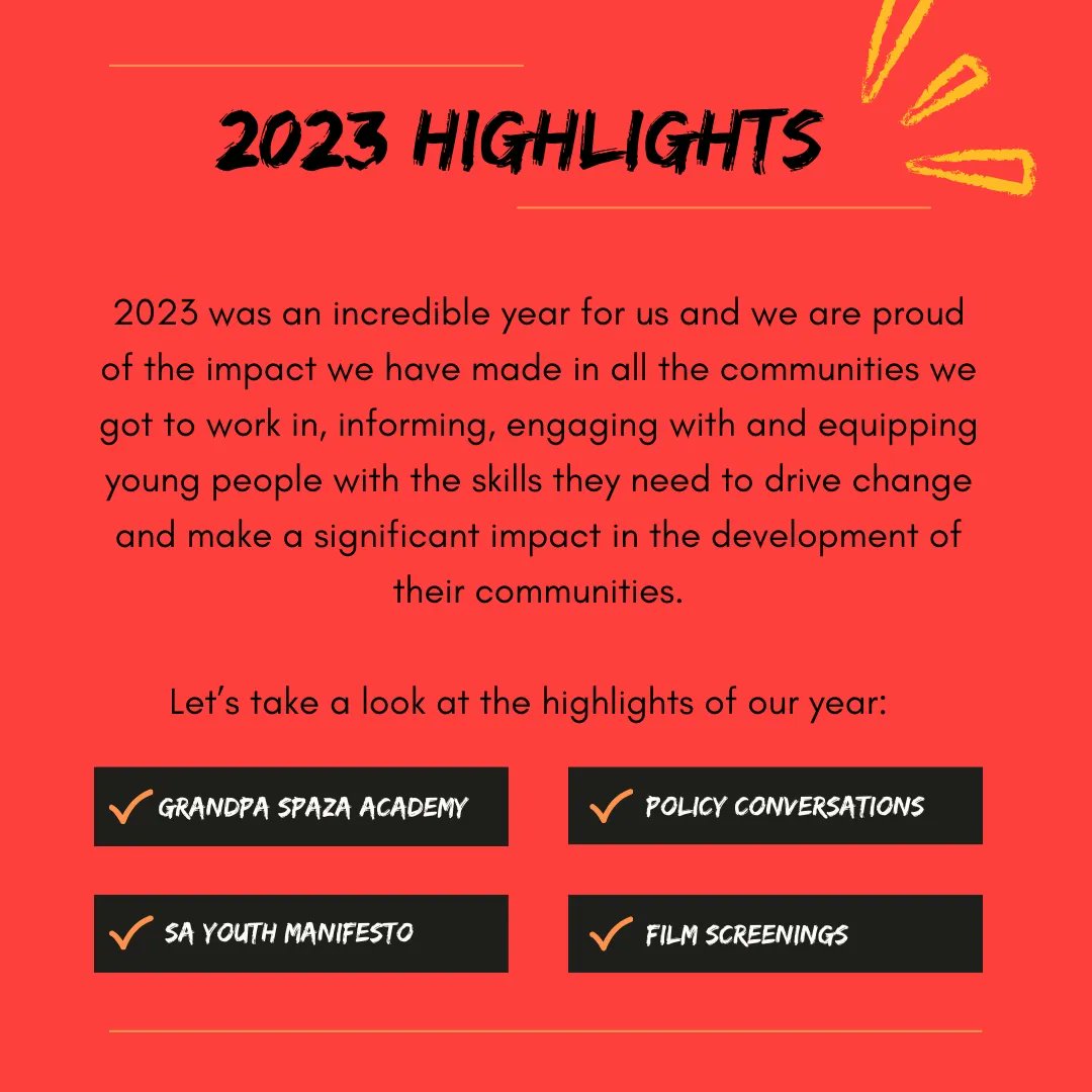 2024, let's go! We are back and ready for a yet another successful year. 2023 was an incredible year for us, and we are proud of the impact we made. This year, we look forward to continuing our mission to promote youth participation and grow youth capacity.