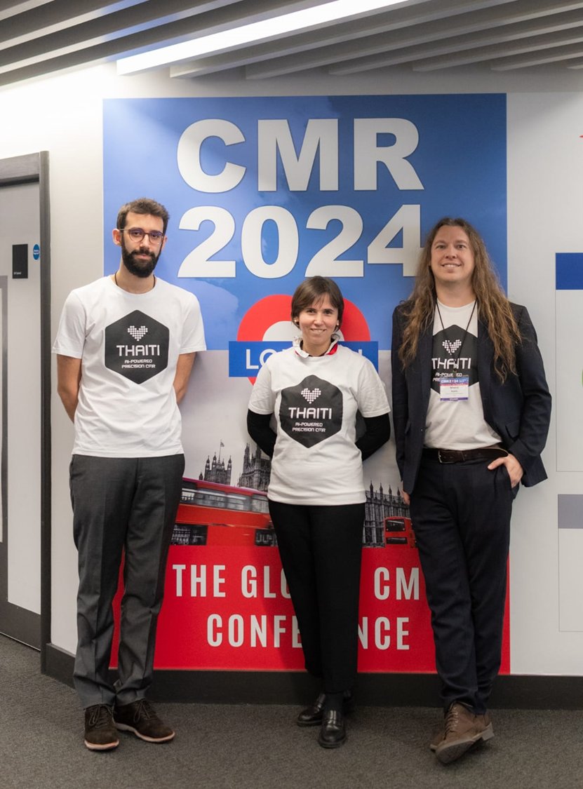 Congratulations to <a href="/torlascoc/">Camilla Torlasco</a> @papetzbot <a href="/DBtwits/">Daniela</a> <a href="/aresio/">Marco S. Nobile</a>, winners of the
#SharkTank at #CMR2024 with their project “THAITI – AI-powered precision CMR” <a href="/TwittAuxologico/">Istituto Auxologico Italiano</a> <a href="/unimib/">Università degli Studi di Milano-Bicocca</a> <a href="/CaFoscari/">Unive Ca' Foscari</a>
