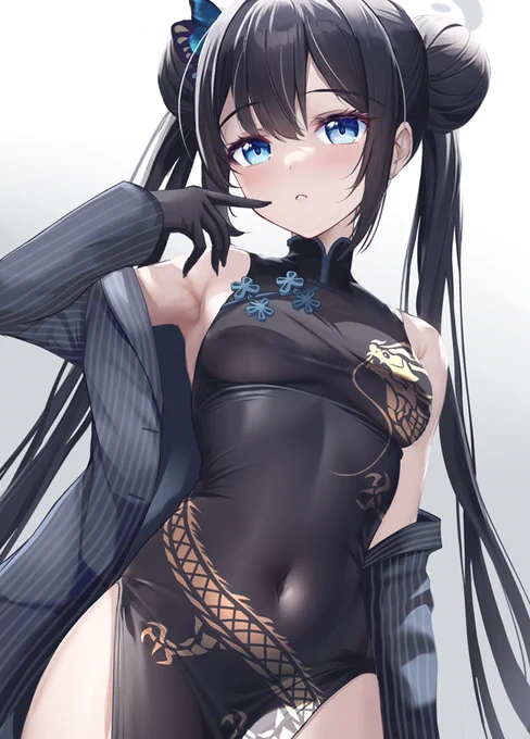 キサキ会長のお団子ツインテが好きです #ツインテールの日 