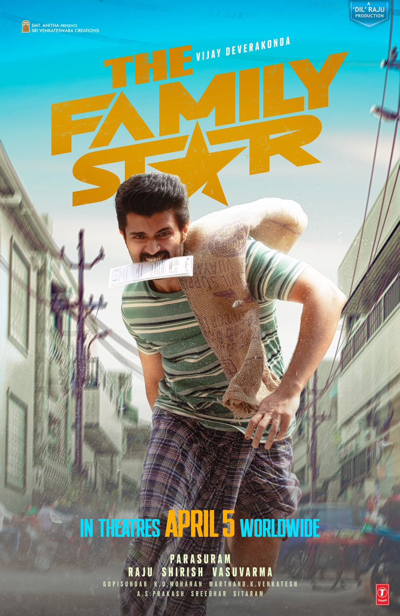 #FamilyStar grabbed the best release date of the year. Friday, 05th April it is.