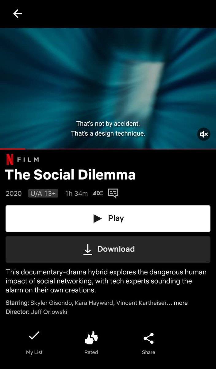 Watching @justSidAnand’s interview and then seeing how people are taking it out of context and misquoting him just reminds me of #TheSocialDilemma which @iHrithik suggested in 2020. It is funny how many people believe that excerpt and will never know what Sid actually meant.