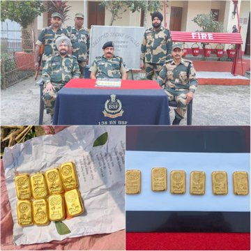 NehaGupa123's tweet photo. #BREAKINGNEWS 
#alertBSF ने #IndiaBangladesh बॉर्डर पर 08 सोने के बिस्किट 58 लाख रुपये के पकड़े 🇮🇳
#AlertBSF #BB25 #Abhiya #Orioles #தமிழகவெற்றிகழகம் #TVKVijay #IGOTYOU #BREAKING #Crypto #NFTs #BTCs #PoonamPandey #RestInPeace https://t.co/jdeZHKWb2O
