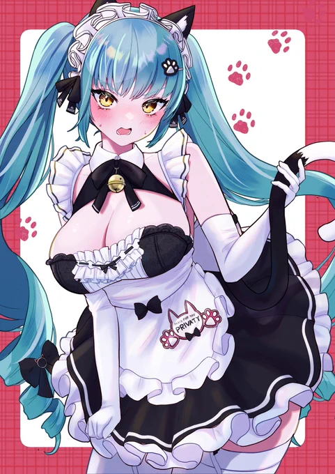 メイドプリバティかわいいね#NIKKE #NIKKEFanart 