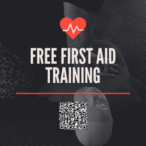 Gain the confidence & ability to react immediately to an incident, injury or illness with a free #CommunityFirstAid training led by @BritishRedCross and @SurreyPrepared . For Beginners and those with existing knowledge. 
First come, first served - book: i.mtr.cool/apgjkkloki