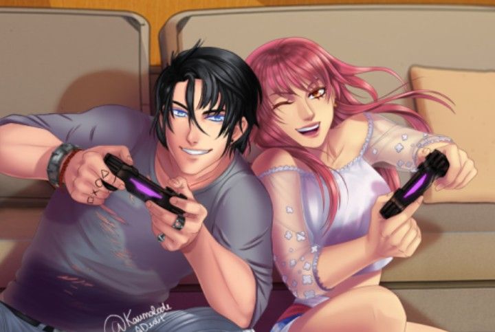 Quand Armin et Sucrette de <a href="/AmourSucre/">Amour Sucré</a> testent les manettes PS4 de Draw my Pad 👀🎮