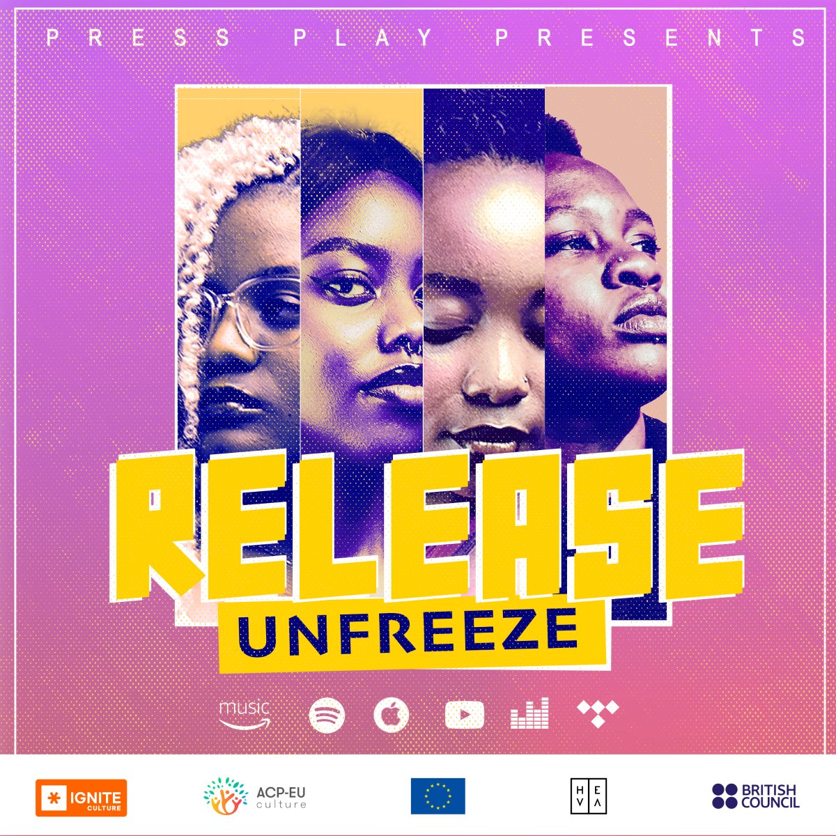 solgeneration_'s tweet image. Release Unfreeze is out now! 🔥 Dive into a sonic journey brought to you by four incredible ladies. 💃✨ Available on all streaming platforms – Spotify, Apple Music, and more! Unleash the Vibes! 🎶✨
#ReleaseUnfreeze #NewMusicAlert #SolGeneration #StreamNow #PressPlay