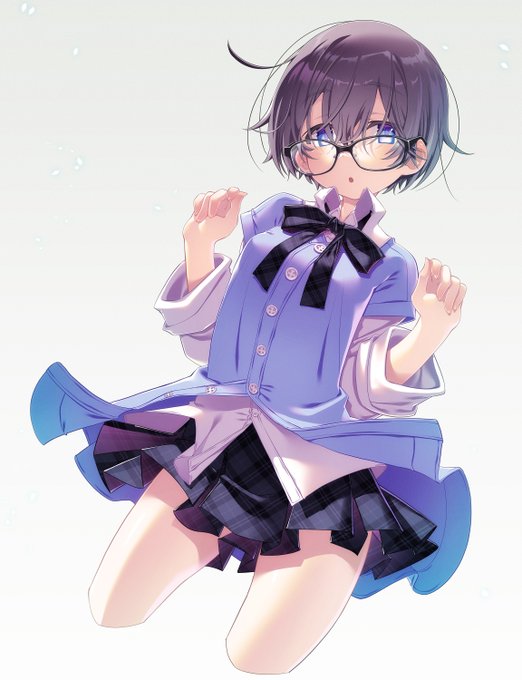 オリキャラ
ショートヘアめがねさん!【原寸表示推奨】 