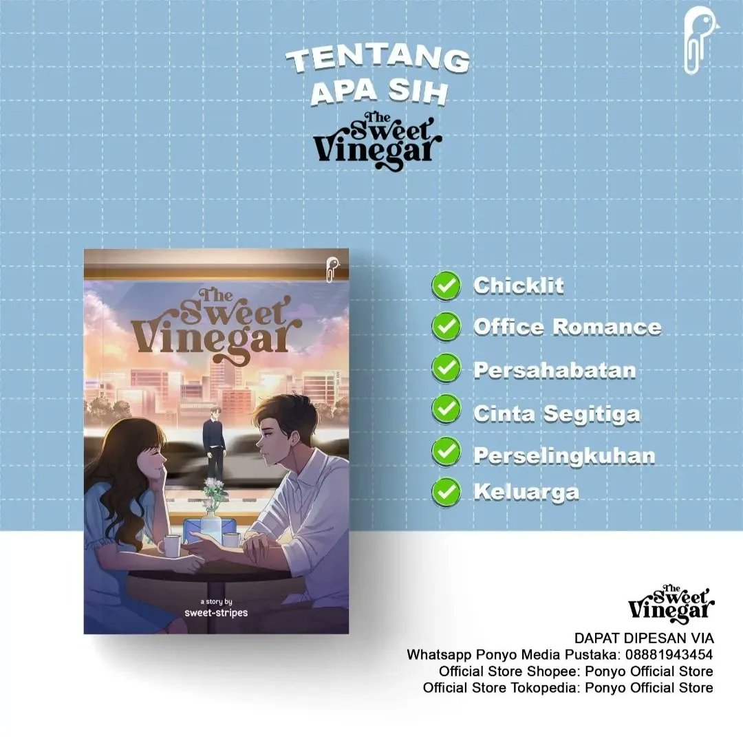 StripesSweet's tweet photo. THE SWEET VINEGAR lagi diskon, lhooo... 
Kepoin dulu blurb juga pilihan paketnya, yuk! Baru deh meluncur ke link Shopee di bawah ini ⬇️⬇️⬇️

https://t.co/eOwJP0GJ71

Jangan sampai kelewatan, guys! 😁💃 https://t.co/cETM8zyPpe