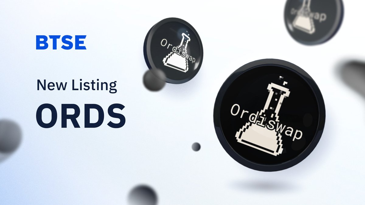 BTSE_Official's tweet image. BTSE will list @OrdiswapLabs on February 6th! 🚀

🧪 $ORDS - SPOT

#Ordiswap, the first Bitcoin AMM, enables seamless swaps of #Bitcoin Native assets, including #BRC20 tokens, unlocking unparalleled liquidity 🔄

Stay tuned for updates! 👀

#NewListing #BTSEListing
