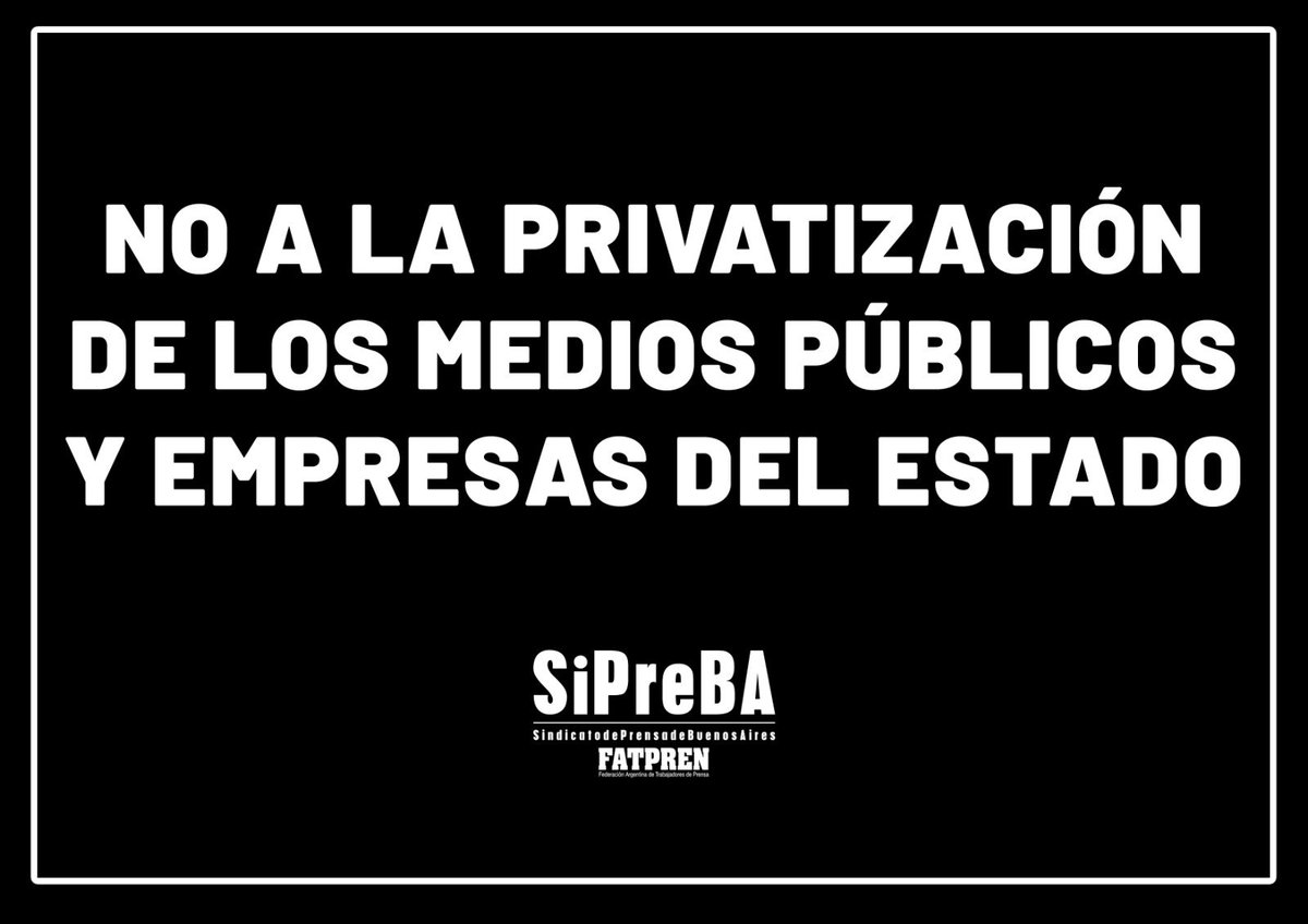 Mientras en Boletín Oficial se publica la intervención de los Medios Públicos, en el Congreso aparentemente son moneda de cambio.

Los diputados saben que garantizan información federal pero lo negocian por “gobernabilidad”.

Cuando no tengan dónde salir al aire lo van a lamentar