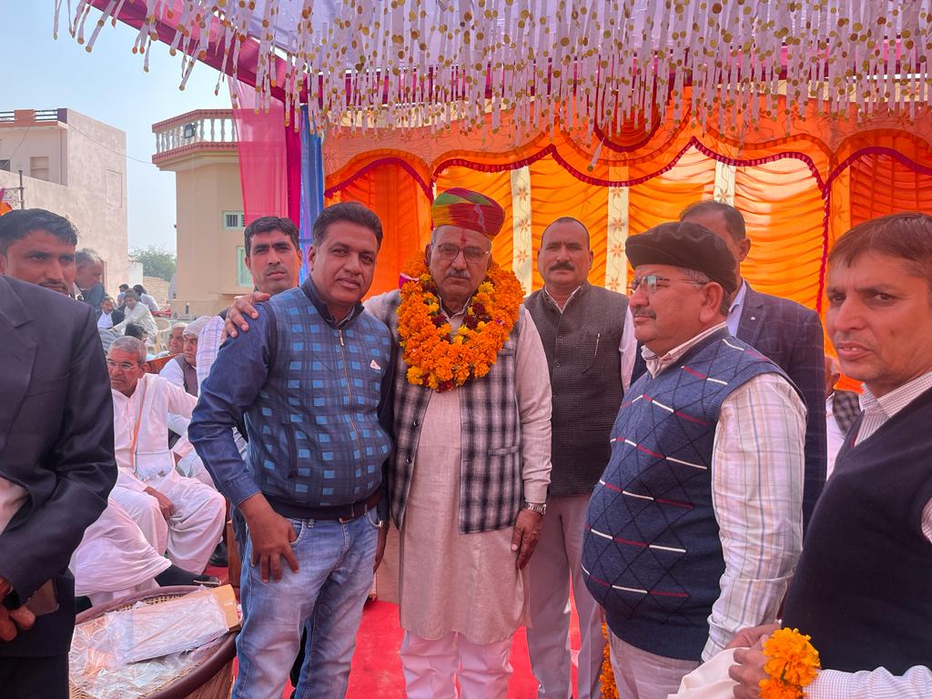 शिक्षक नेता सोहनलाल गोदारा बेणीसर के सेवानिवृत्ति पर बहुत बहुत शुभकामनाएं