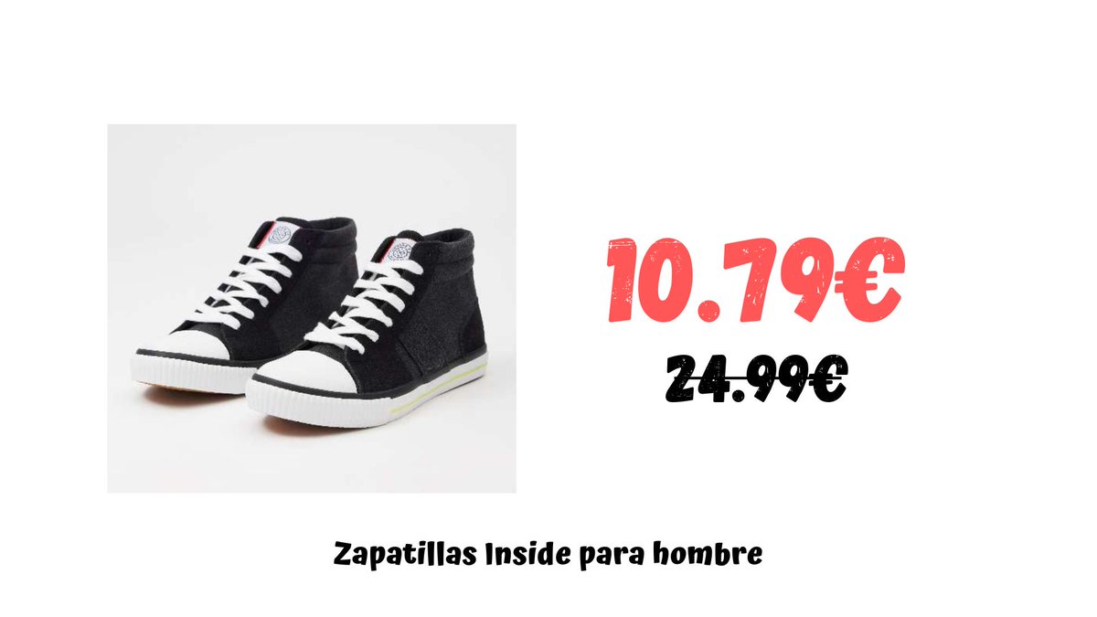 enchollados's tweet photo. ¡¡Oportunidad!! 🤩 Zapatillas Inside para hombre a preciazooo 🤯

👉🏻 https://t.co/iw31NgzbWa

#chollo #enchollados #zapatillas #moda https://t.co/vR4b5XacRN