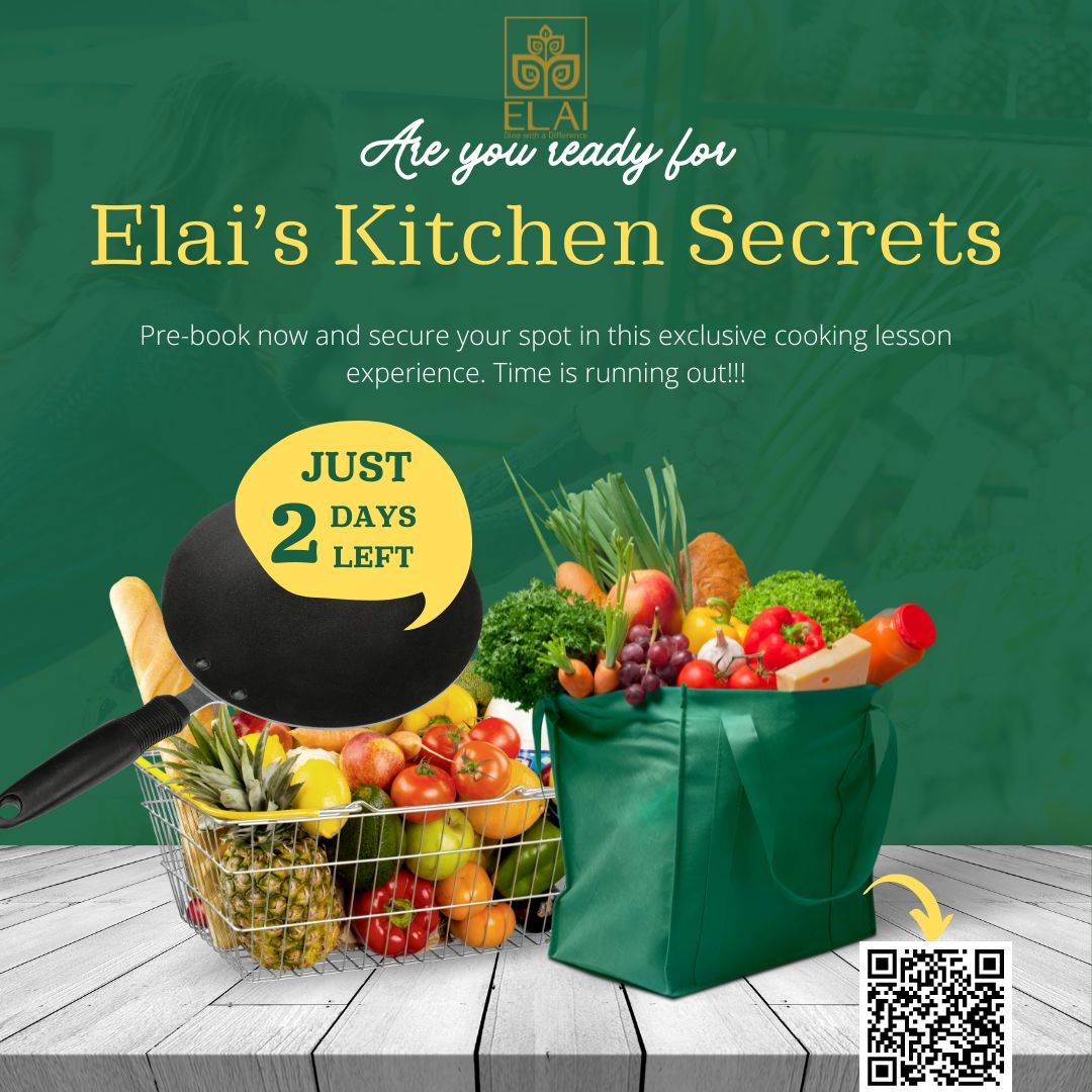 Just 2 days left 😮 Elai's Kitchen Secrets Heats Up - Don't Be Left Out! 🍎

Join us on February 4th at 10:30 AM 

📞  01256322774 
More info elai.uk/the-kitchen-co… 
. 
#ElaiUk #londonfoodie #indianfood #HampshireBusiness #HampshireRestaurant #Hampshire #Basingstoke #ukfood