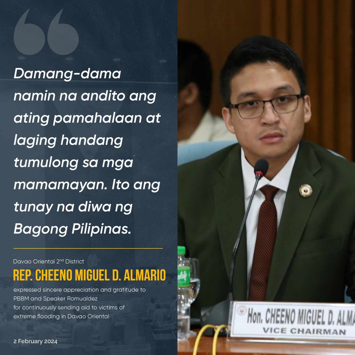 Mel_Chor2021's tweet photo. Representatives from different districts in Davao acknowledge the government's efforts.

Where's the holy family of crocodile land? https://t.co/xBy95HnPfu