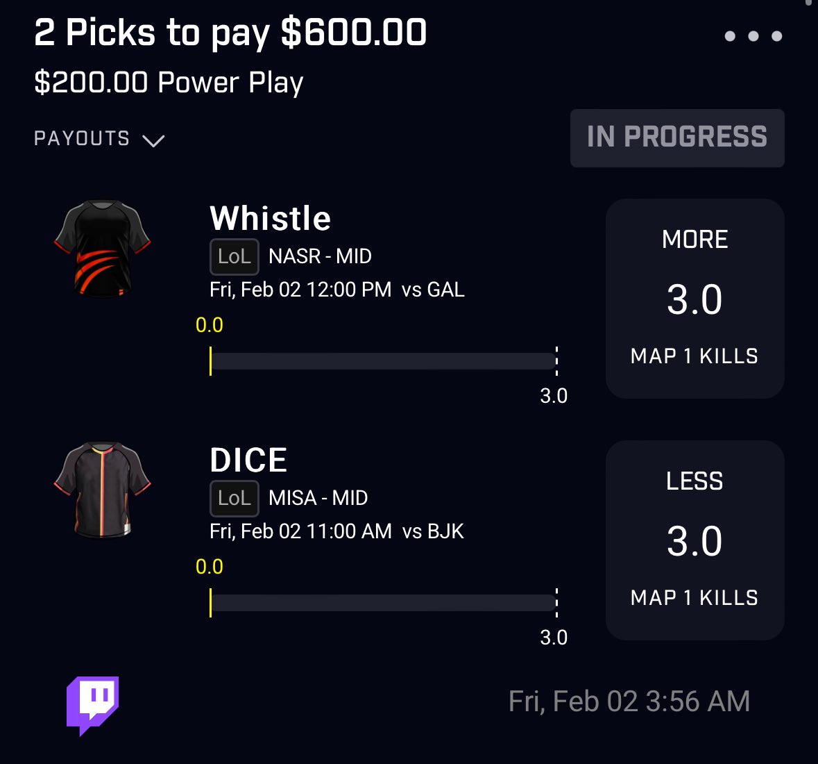 DrezyPlays's tweet photo. ⭐️LOL MAP 1 SIX MAN⭐️

Everyone has been wanting more picks so here you go! Going a little lighter than yesterday but still love the matchups!

🤑🔥Lets have a day🔥🤑

Two man:
Copy my PrizePicks: 
https://t.co/SfroHhNXsO

Six man:
Copy my PrizePicks: 
https://t.co/gy6xH7h4RW https://t.co/6QYkDo7qpw