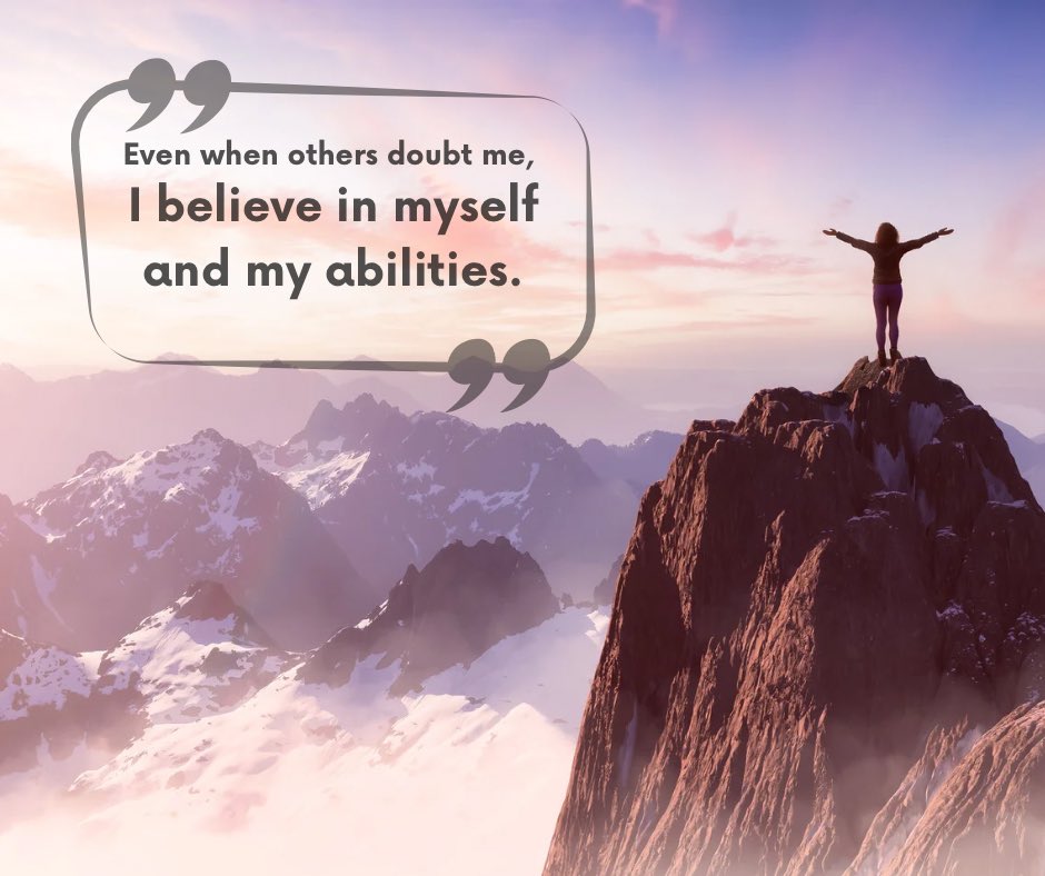 This #affirmation reminds you that a fan club of one is enough and sometimes you’ll have thrive when only you believe.