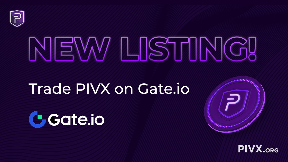 _PIVX's tweet photo. We are proud and excited to announce that $PIVX is now available for trading on https://t.co/RVY2qVq5on! 🎉
Join us on this new journey as we bring our innovative #Privacy-focused cryptocurrency to an even wider audience. 
Trade here: https://t.co/NBSiVk7VQU
$PIVX/#USDT https://t.co/2BBYuqkJGR