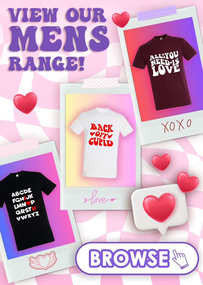 PrintShirts_UK's tweet photo. GET YOUR VALENTINES PRODUCTS NOW!!!❤️

T-SHIRTS - £9.99💰️
HOODIES - £16.99💲

25+ DESIGNS TO CHOSE FROM👕

BROWSE NOW🖥️ https://t.co/Uuvp2FrICl

#valentinesday #valentinesgift #love https://t.co/R37vioZ0kB