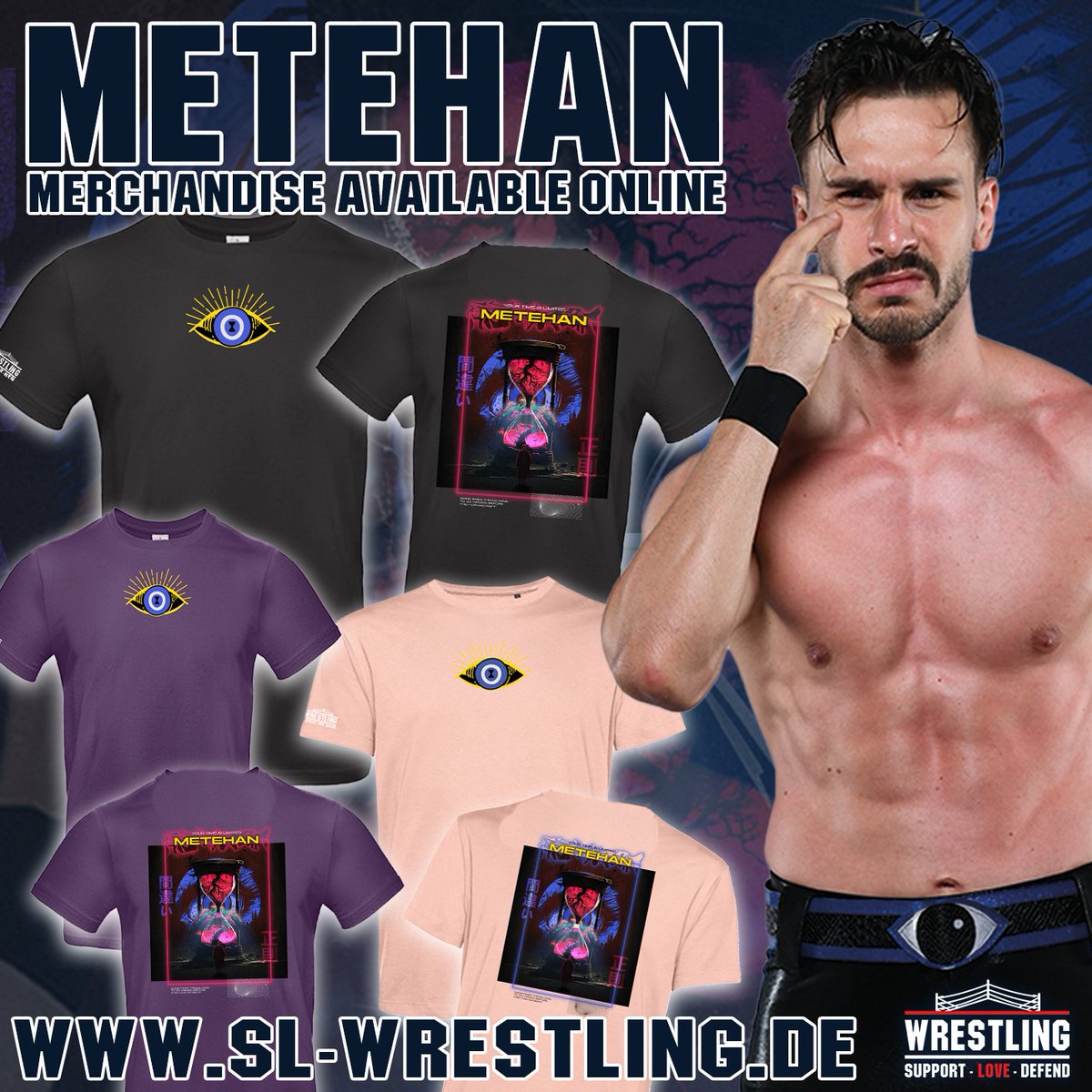 METEHAN MERCHANDISE Der Babo ist der Meinung, Ihr sollt Ihn unterstützen und auch wir finden, dass die neuen Shirts von @TeomanWWE hierzu der passende Artikel sind. Schaut rein unter sl-wrestling.de ! #wrestling #metehan #berlin #babo #teoman #nxtuk #wwe