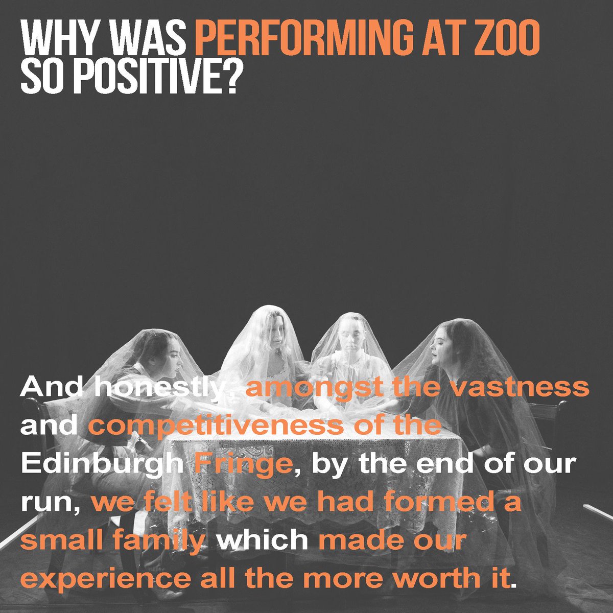 Looking for the ideal place to showcase your #theatre #dance or #circus work at #edfringe this year? @TintedTheatre brought Bathroom Confession to ZOO Playground and then returned with Sugar & Blood. Join us for #ZOO24 More Info & Apply via zoovenues.co.uk