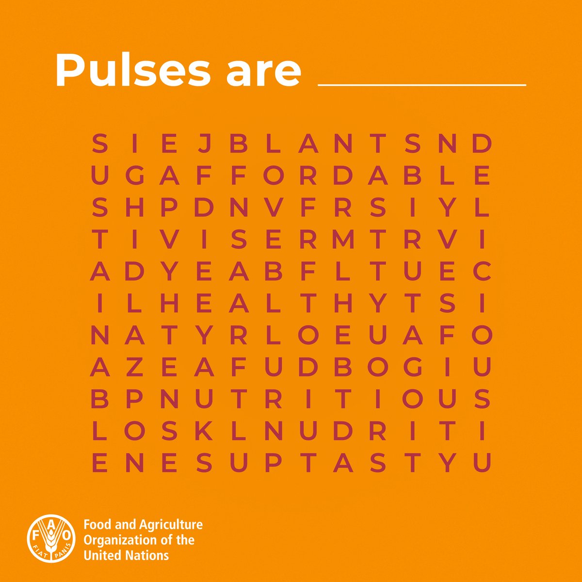 Pulses are __________. 

Share the first 3 words you find in the comments below 👇

#WorldPulsesDay #LovePulses