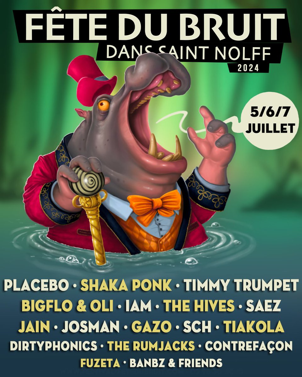 PLACEBO LIVE - ST. NOLFF, FRANCE, 2024 Friday 5 July - Fête Du Bruit dans Saint Nolff Tickets on sale now: stnolff.festival-fetedubruit.com/billetterie/#t…