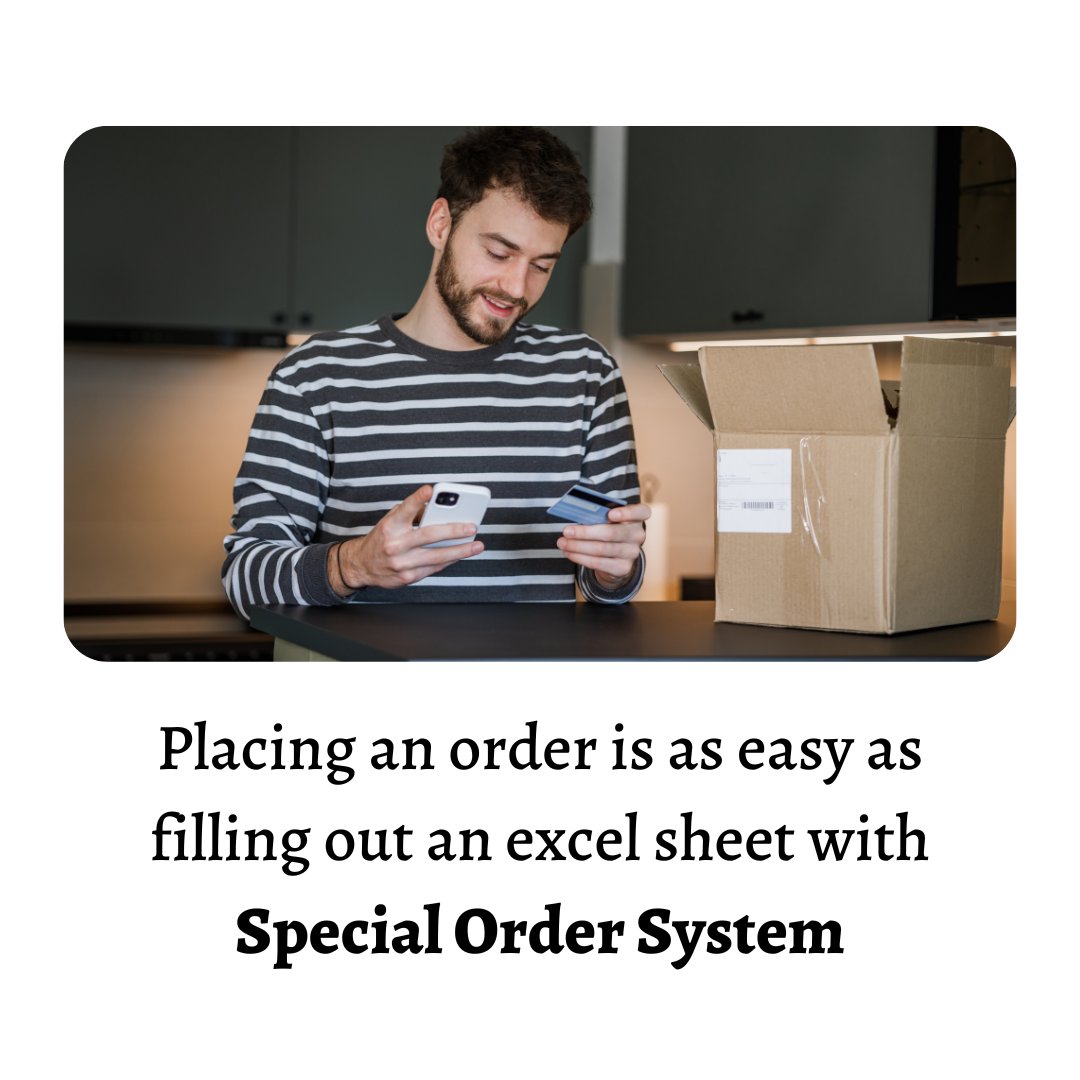 bay_pm's tweet photo. With Special Order System, department managers track all the orders placed by stores and approve or updated the ordered quantities. Orders can be exported and sent to vendors automatically.

👉 To learn more; https://t.co/kRgSixbw6E

#specialordersystem #ordersystem #order #B2C https://t.co/SApnSs2Tbk