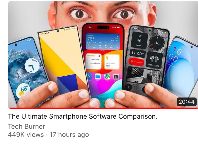 ChaitanyaOnTech's tweet image. The latest Tech burner video makes absolutely no sense here’s why… A thread

So this was a software comparison between the following brand’s software hyperOS, Realmeui, OxygenOS, Coloros, pixel UI, MOTOUI, FuntouchOS, oneui, NothingOS and ofc iOS 
 
In this thread we will…