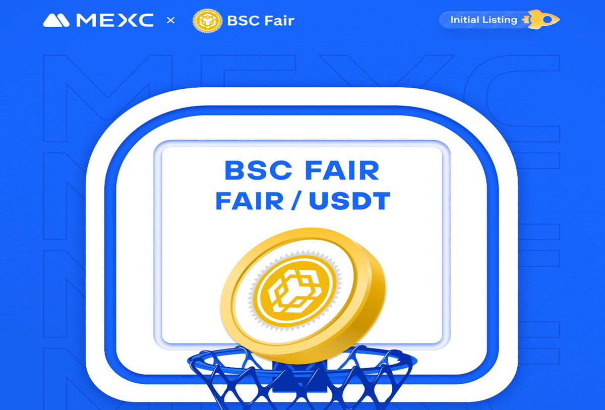 New airdrop: BSCFair (Round2 &amp; Random 1000)
Reward: 800 FAIR (~$12) 
News: Listed MEXC in 2 hours
Distribution date: February 28th

🔗Airdrop Link: t.me/BscFairNewAird…

The top 200 referrals will each get more FAIR tokens and The first round of rewards will be distributed on