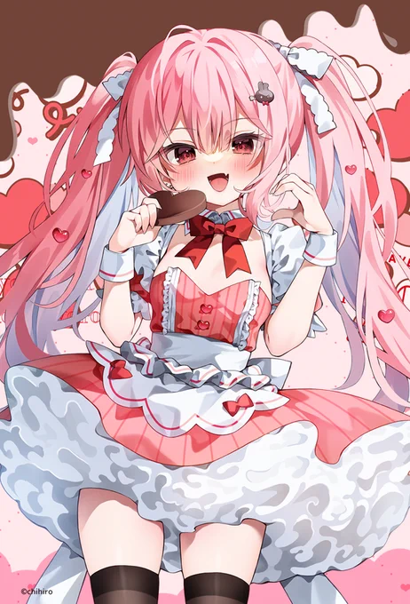 そんなにあたしのチョコ欲しいなら…あげてやってもいいんだからね!#ツインテールの日 