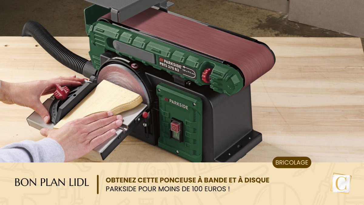Ctendance1's tweet image. Envie de bricoler sans casser la banque? 🛠️💰
La ponceuse PARKSIDE chez Lidl est à vous pour moins de 100€ !
🔗 Plus de détails sur : ctendance.fr/lidl-ponceuse-…

#Bricolage #Lidl #Ponceuse #BonPlan