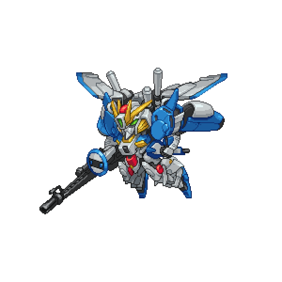 lushan711's tweet photo. #pixelart #ドット絵 #Gundam https://t.co/9mMXMaA5Xb