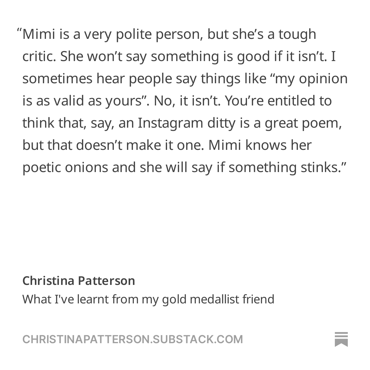 theartofwork's tweet photo. My latest @substack newsletter (free to read and subscribe) is on what I've learnt from Mimi Khalvati, who was last week awarded the King's Gold Medal for Poetry by @RoyalFamily and is published by @Carcanet. We have been friends for more than 30 years.

https://t.co/jxJT4c6JgE https://t.co/xTEaTUEMLc