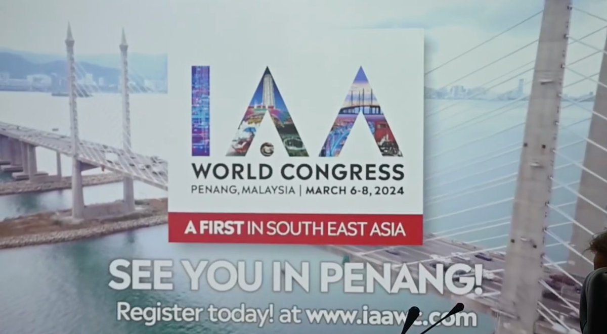 Tap in to watch the highlights of the IAA World Congress press conference held today at: web.facebook.com/buletinmutiara… #iaawc #iaawc2024 #brandrecode #betterworlbetterlife