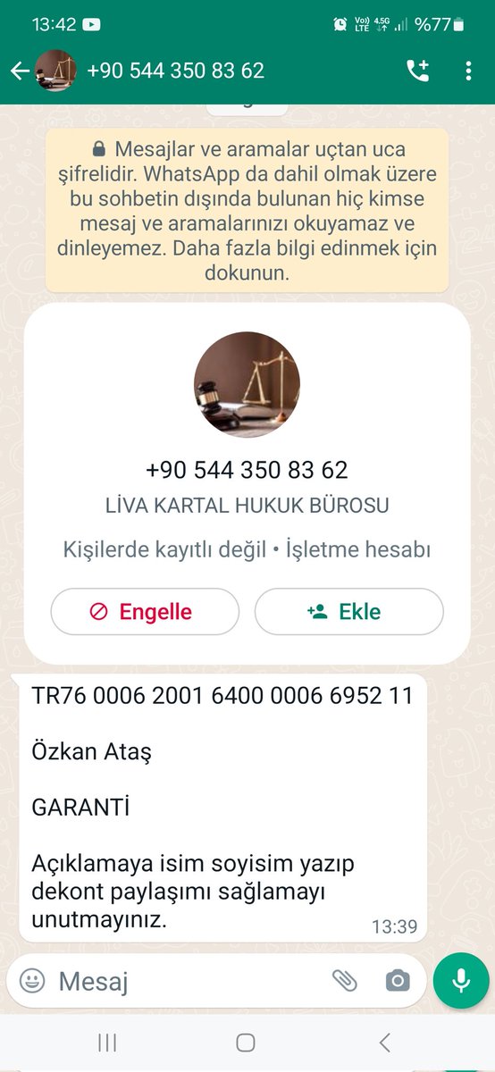 selhakan's tweet photo. Adınız kullanılarak #dolandırıcılık yapmaya çalışıyorlar. Bilgilerinize

@liva_hukuk 
@HukukLiva
@LivaHukuk https://t.co/oduhyMDyJA