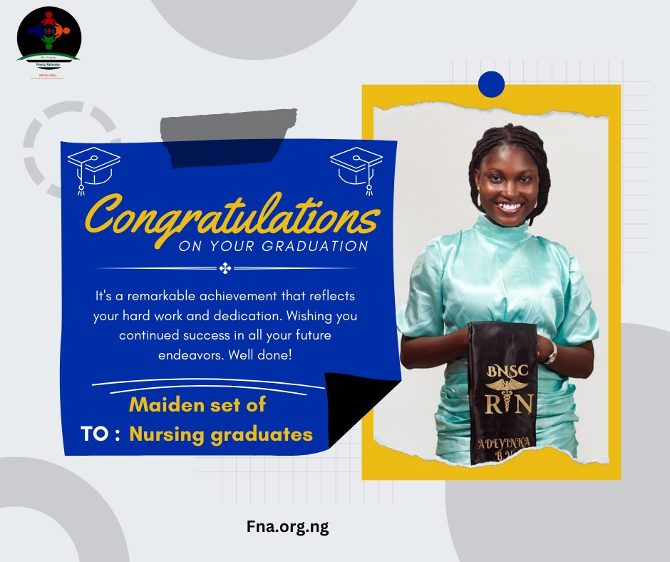 nursingstv's tweet photo. Congratulations to the Inaugural Nursing Graduates of Olabisi Onabanjo University! https://t.co/ME2tuvYFqx