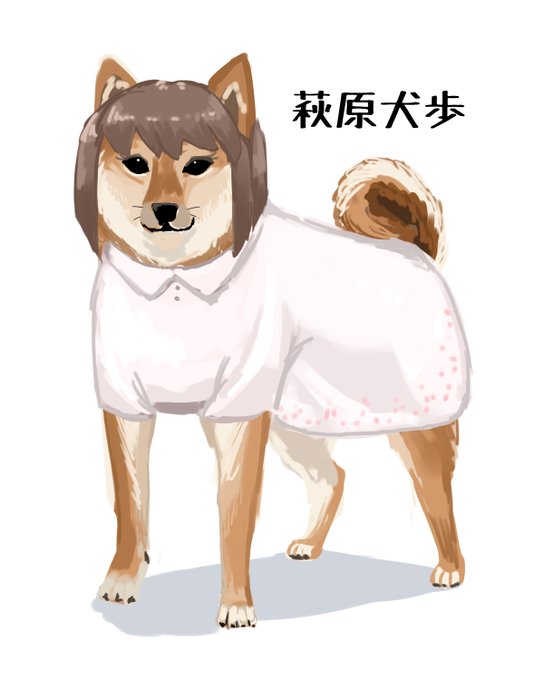 「shiba inu standing」 illustration images(Latest)