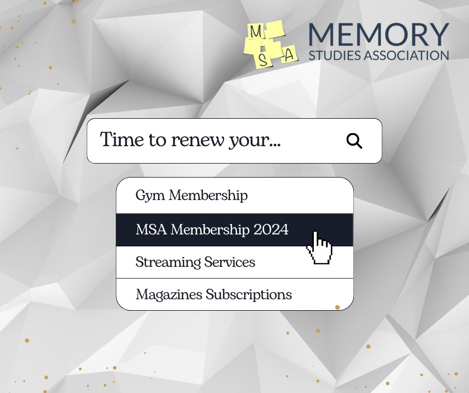 Dear MSA Member, 📅We would like to invite you to renew your MSA membership for 2024! The MSA portal is open for business: bit.ly/3Uq7JtX (1/5)👇🧵