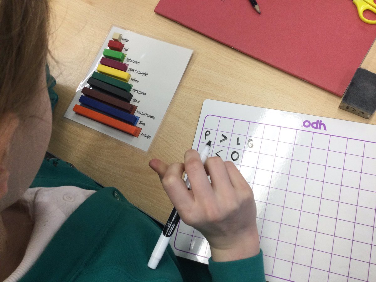 BelmontCP's tweet image. Year Five and Six have been using cuisenaire rods to explore algebra. Manipulatives help to embed understanding #CPA #masterymaths #belmontmaths