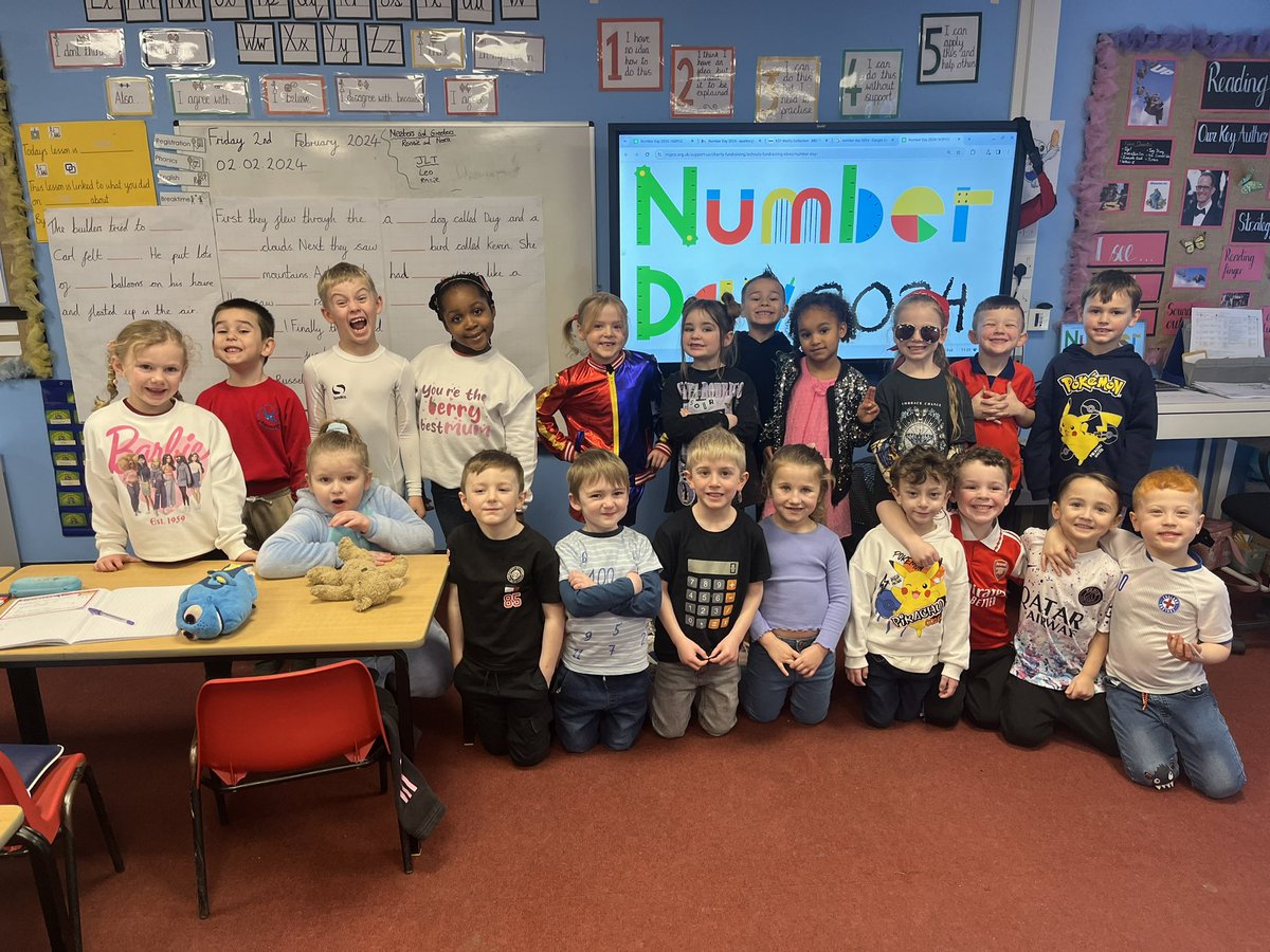 Finches look amazing in their number day outfits! #numberday @NSPCC