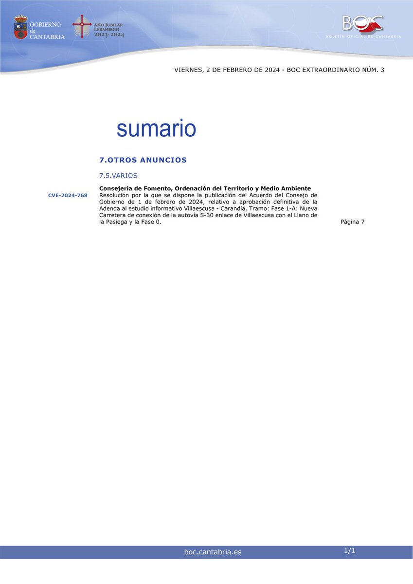 Boletín Oficial de Cantabria tweet media