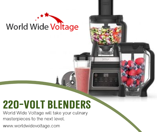 With our strong and diverse #220voltblenders, you can make tasty and nutritious dishes. Our #blenders are capable of producing smoothies, soups, and sauces. You can enjoy the simplicity of professional-grade blending in own kitchen with #WorldWideVoltage. worldwidevoltage.com/220-volts-blen…