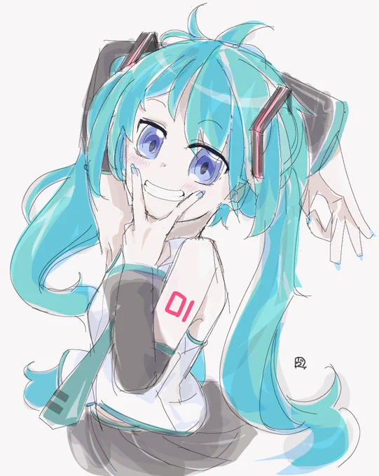 #ツインテールの日 #初音ミク 
