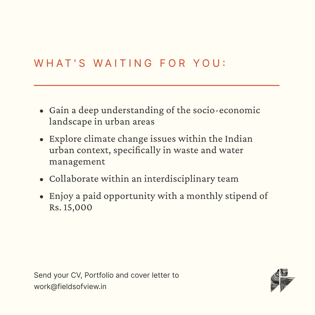 Join #FieldsOfView as a #QuantitativeResearch Intern! Seeking wizards in #Data, #SecondaryResearch, &amp; #MSExcel. Explore #SocioEconomics, #ClimateChange, get Rs 15K/month. An opportunity for #RealImpact! #Internship #DataAnalysis #Excel #ApplyNow