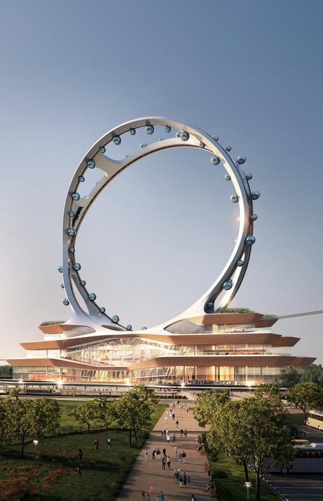 viajerosocultos's tweet image. ¡ASÍ SERÁ LA RUEDA DE LA FORTUNA MÁS EXTREMA DEL MJNDO! 😱😳🎡

La compañía de arquitectura #UNStudio está diseñando una #noria completamente diferente a la tradicional. 😉😌😏

Se trata de Seoul Observation Wheel, que tendrá 180 metros de diámetro. Además, estará colocada sobre…