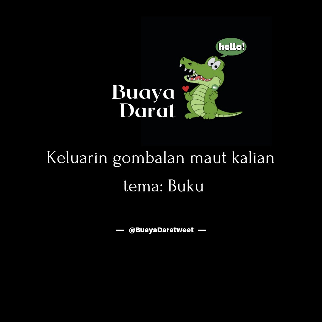 BuayaDaratweet2's tweet image. BDTest 🧠

Seberapa Buaya Darat anda?
