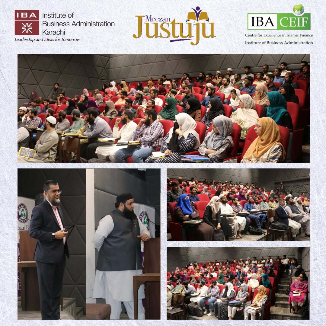 IBACEIF's tweet image. IBA Centre for Excellence in Islamic Finance in collaboration with Meezan Bank initiated a 42 hours certification course on Islamic Banking &amp;amp; Finance titled "Meezan Justuju Program" on 31st January 2024 at IBA City Campus, Karachi.