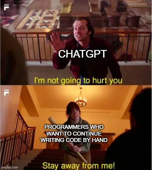 itsalexzajac's tweet image. Are you still ignoring ChatGPT?

#softwarengineering